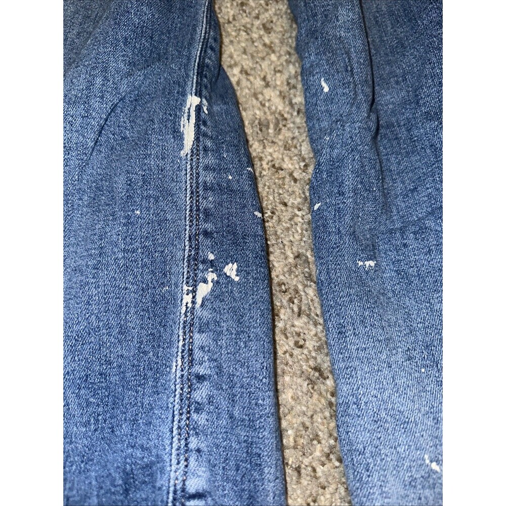American Eagle Ultra Wide Leg Jeans Size 4 Super High Rise Baggy Distressed - Picture 10 of 10